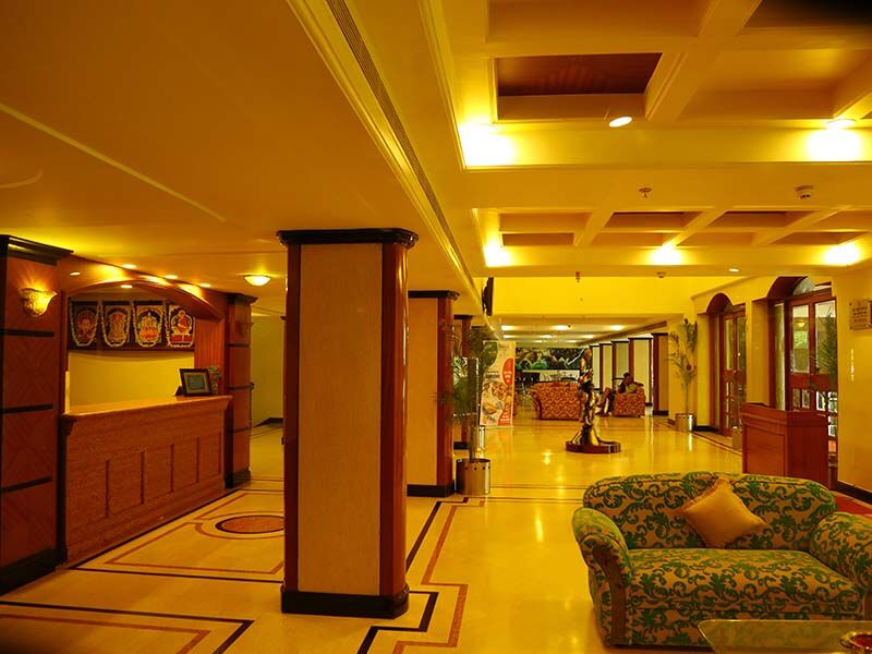 Fortune Select Grand Ridge, Tirupati - Member Itc Hotels' Group Exterior foto The lobby of the hotel